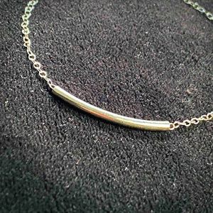Sterling Silver Bar Bracelet, delicate, minamilist